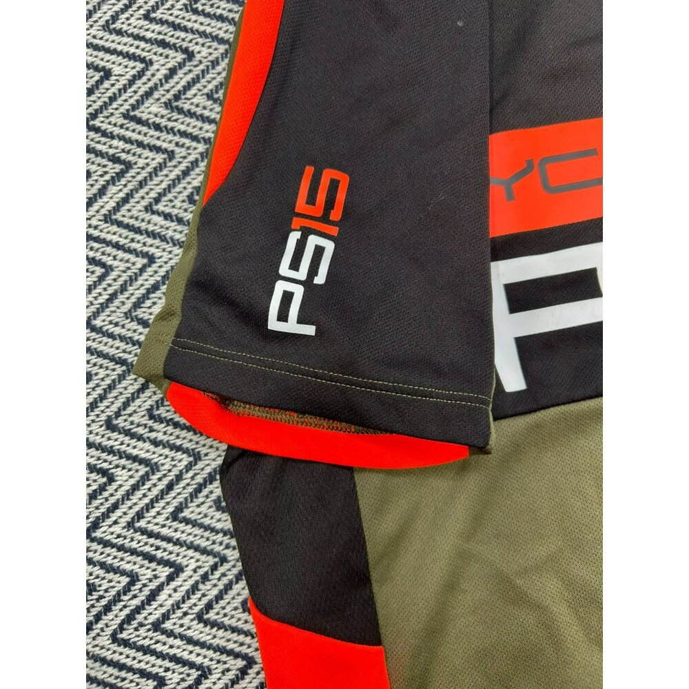Polo Sport Cyclocross PS XV Racing Jersey M Black/Orange/Green Men's Activewear - Picture 5 of 8